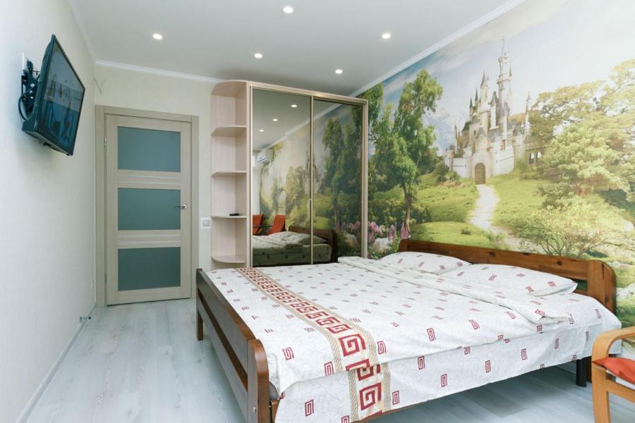 осокорки современные люкс с 2-мя спальнями пр бажана Apartment Kyiv